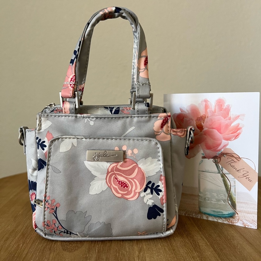 JuJuBe x Baby Tula - Wallflower, Itty Bitty Be: Satchel Crossbody Shoulder Bag